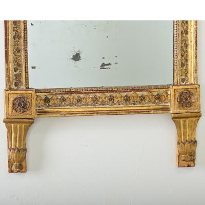 French 18th Century Bridal Gilt Mirror