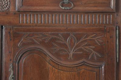 French 18th Century Carved Oak Buffet