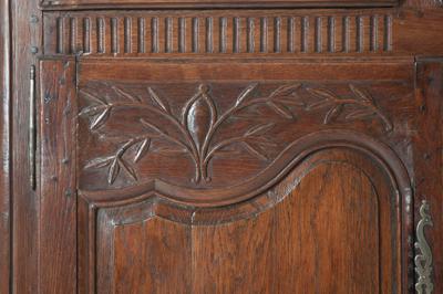French 18th Century Carved Oak Buffet