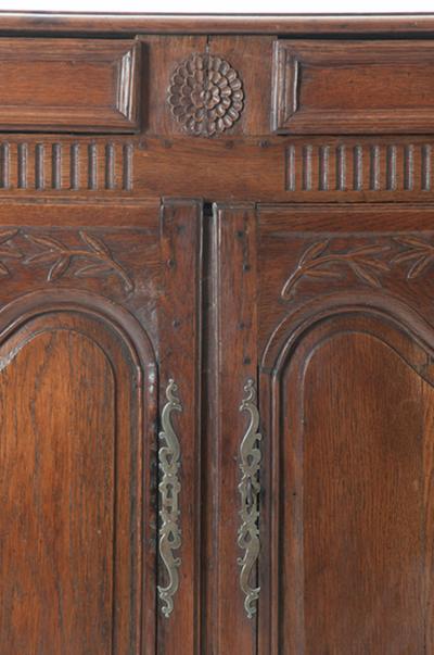 French 18th Century Carved Oak Buffet