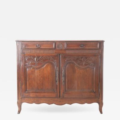 French 18th Century Carved Oak Buffet