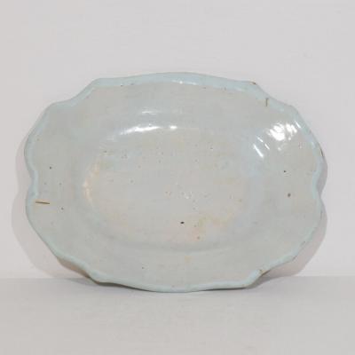 French 18th Century Glazed Earthenware Rouen Platter