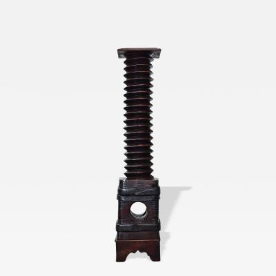 French 18th Century Grape Screw Press Pedestal