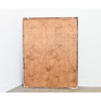 French 18th Century Hand Carved Frame with New Mirror Plate