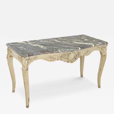 French 18th Century Louis XV Marble Top Console