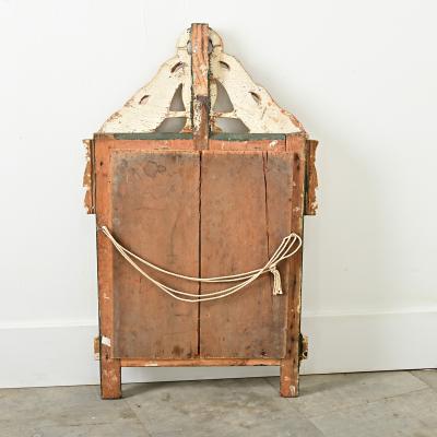 French 18th Century Louis XVI Gilt Painted Mirror