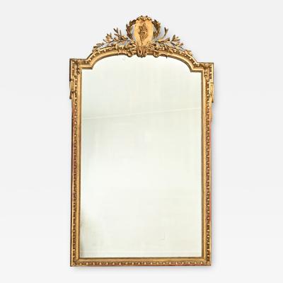 French 18th Century Louis XVI Gold Gilt Mirror