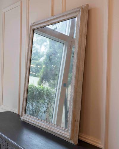 French 18th Century Louis XVI Painted Mirror with Original Glass