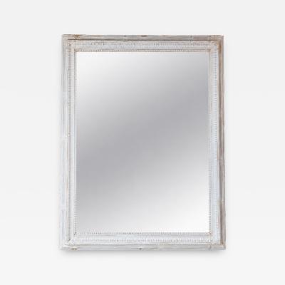 French 18th Century Louis XVI Painted Mirror with Original Glass