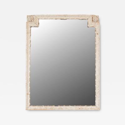 French 18th Century Louis XVI Painted Wood Panel Mirror