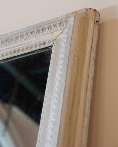 French 18th Century Louis XVI Wood Panel Mirror