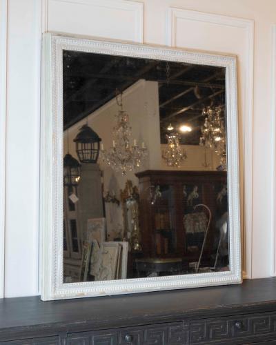 French 18th Century Louis XVI Wood Panel Mirror