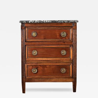 French 18th Century Mahogany Petite Commode
