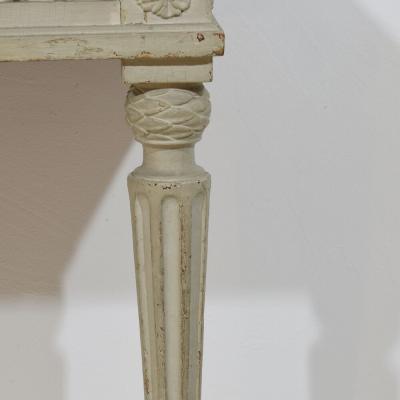 French 18th Century Marble Top Louis XVI Console Table