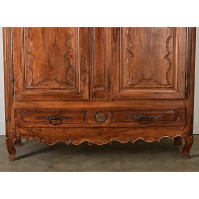 French 18th Century Massive Louis XV Carved Armoire