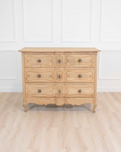French 18th Century Natural Oak Chest of Drawers