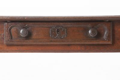 French 18th Century Oak Table with Drawer
