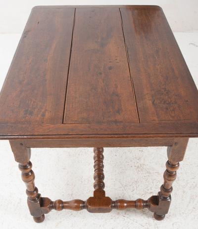 French 18th Century Oak Table with Drawer