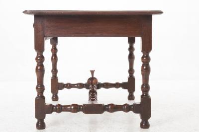 French 18th Century Oak Table with Drawer