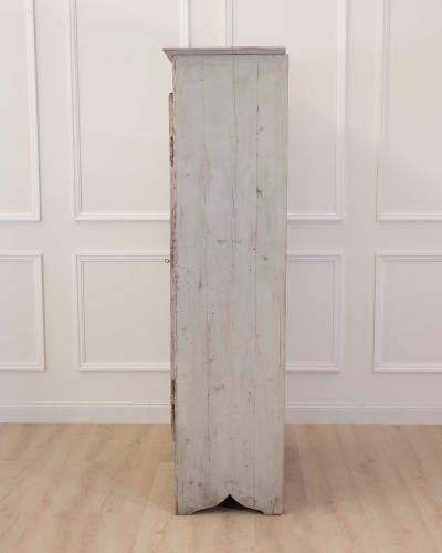 French 18th Century Painted Pine Cabinet