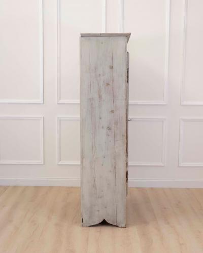 French 18th Century Painted Pine Cabinet