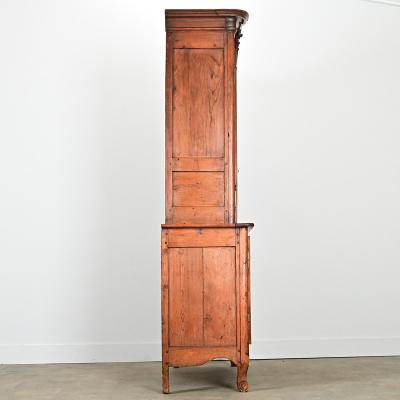 French 18th Century Solid Pine Louis XV Armoire