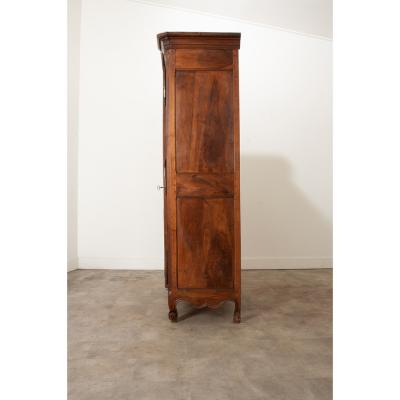 French 18th Century Solid Walnut Armoire