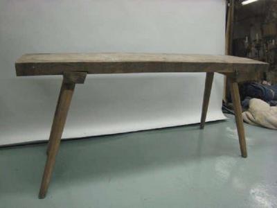 French 1930 Modern Craftsman Writing Table or Console