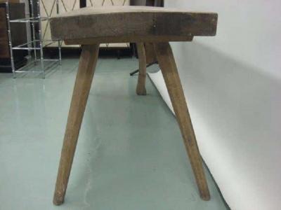 French 1930 Modern Craftsman Writing Table or Console