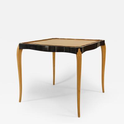 French 1930 Sycamore Game Table