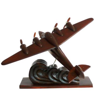 French 1930s Art Deco Sea Plane Airplane Model