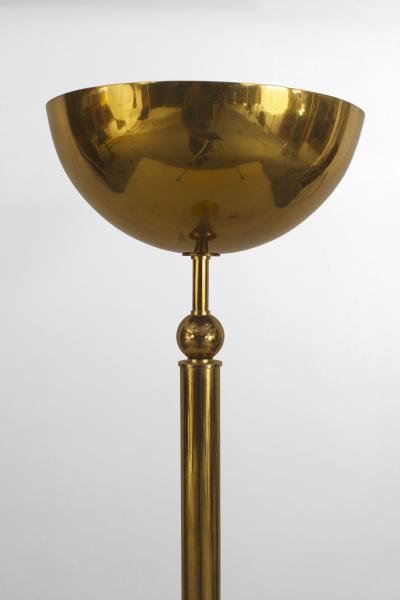 French 1940s Brass Floor Lamp