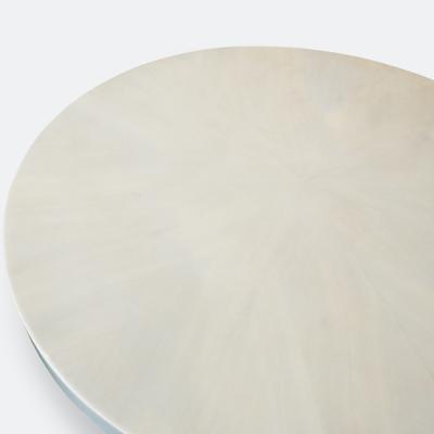 French 1940s Cream Lacquered Side Table