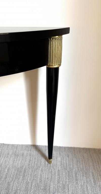 French 1940s Demi Lune Console 