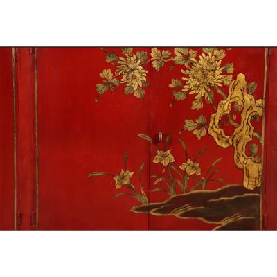 French 1940s Japonisme bar cabinet