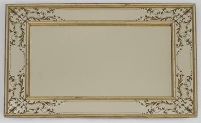 French 1940s Rectangular Wall Mirror