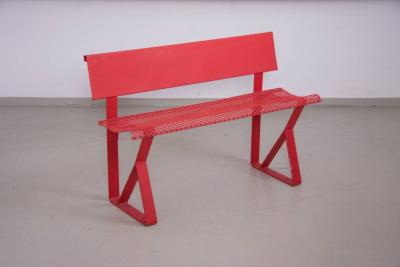 French 1960s Industrial Kids Bench