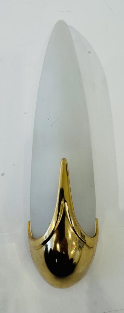 French 1980s Space Age Wall Lamps