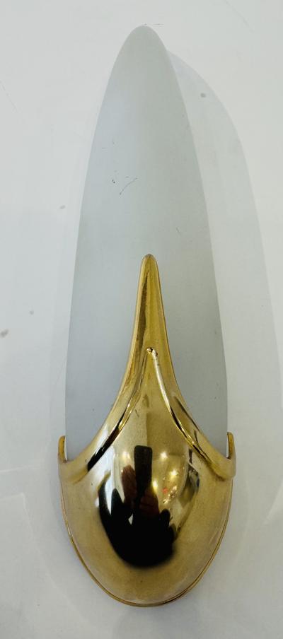 French 1980s Space Age Wall Lamps