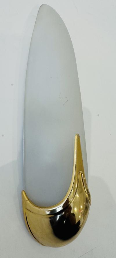 French 1980s Space Age Wall Lamps