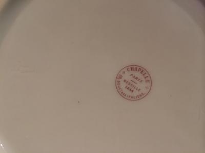 French 19th Century 102 Piece Floral Dinner Service