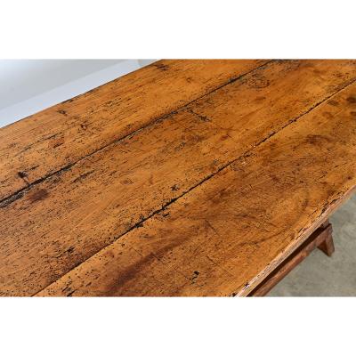 French 19th Century Alpine Pine Oak Cheesemaker s Table