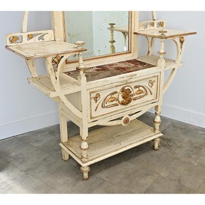 French 19th Century Art Nouveau Hall Tree