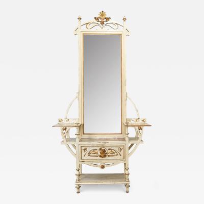 French 19th Century Art Nouveau Hall Tree