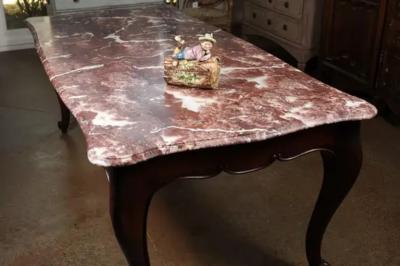 French 19th Century Barbotine Bonbon Box Depicting a Boy Laying on a Tree Trunk