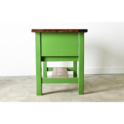 French 19th Century Beech Pine Work Table