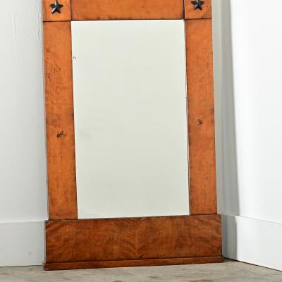 French 19th Century Birch Biedermeier Trumeau