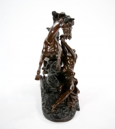 French 19th Century Bronze Sculpture of Hippolytus After Philippe Poitevin 1831