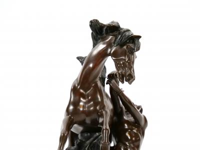 French 19th Century Bronze Sculpture of Hippolytus After Philippe Poitevin 1831