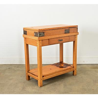 French 19th Century Butcher Block